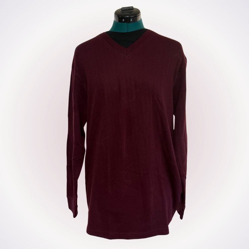 Architect V-Neck Long Sleeve Top | Sz M